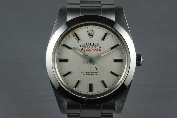1989 Rolex Milgauss 1019 with Box and Papers