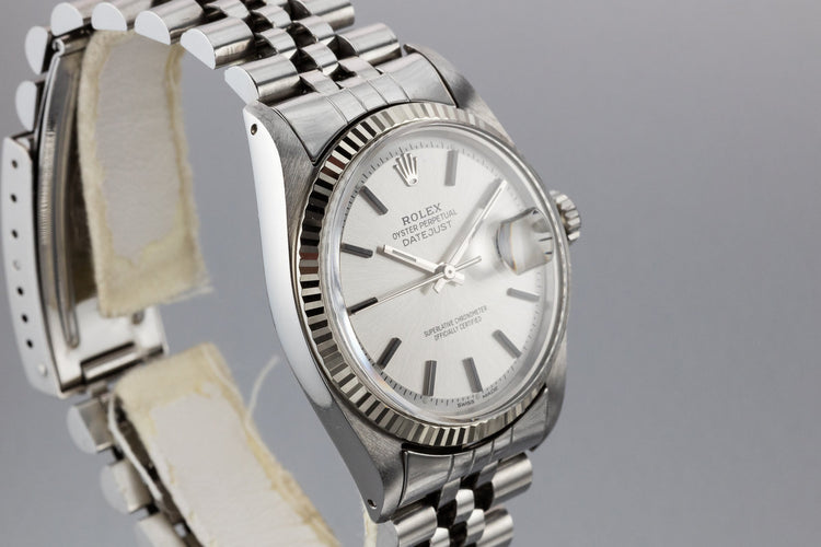 1968 Rolex DateJust 1601 with Silver Service Dial