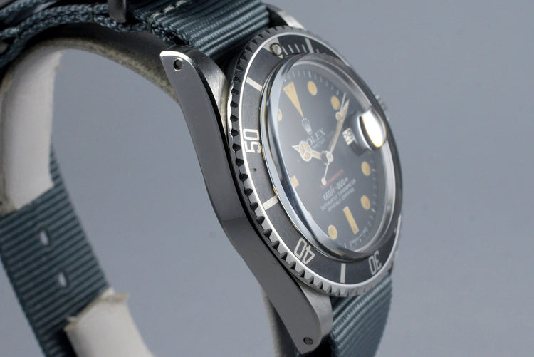 1972 Rolex Red Submariner 1680 Mark VI Dial