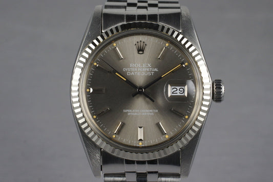 1981 Rolex DateJust 16014 with Gray Dial