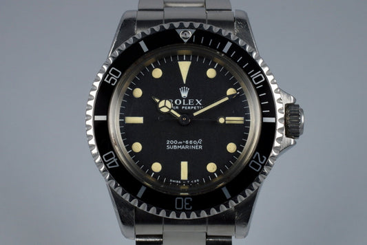 1966 Rolex Submariner 5513 Meters First Dial