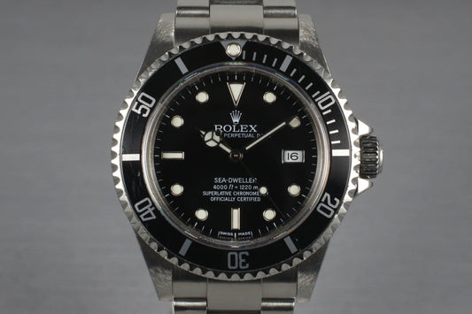 2004 Rolex Sea Dweller 16600 with Box and Papers