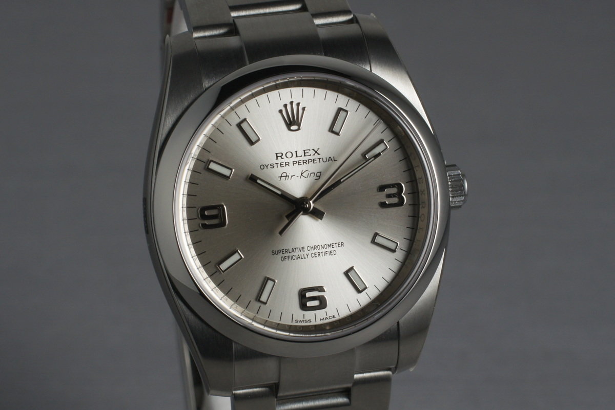 HQ Milton 2014 Rolex Air king 114200 with Box and Papers