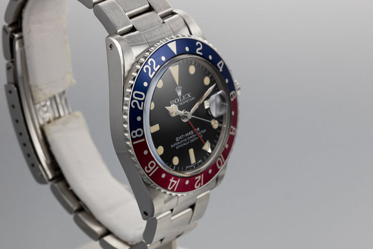 1977 Rolex GMT-Master 1675 "Pepsi" with Box and Booklets