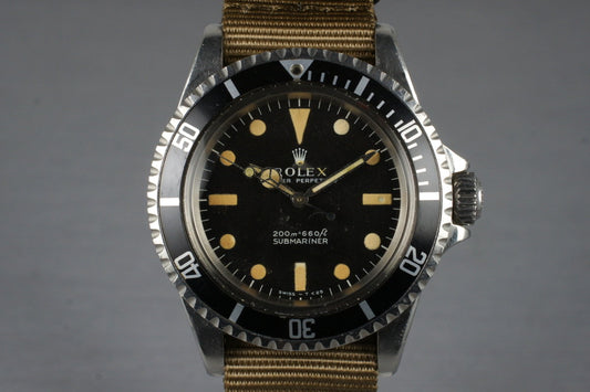 1968 Rolex Submariner 5513 Meters First
