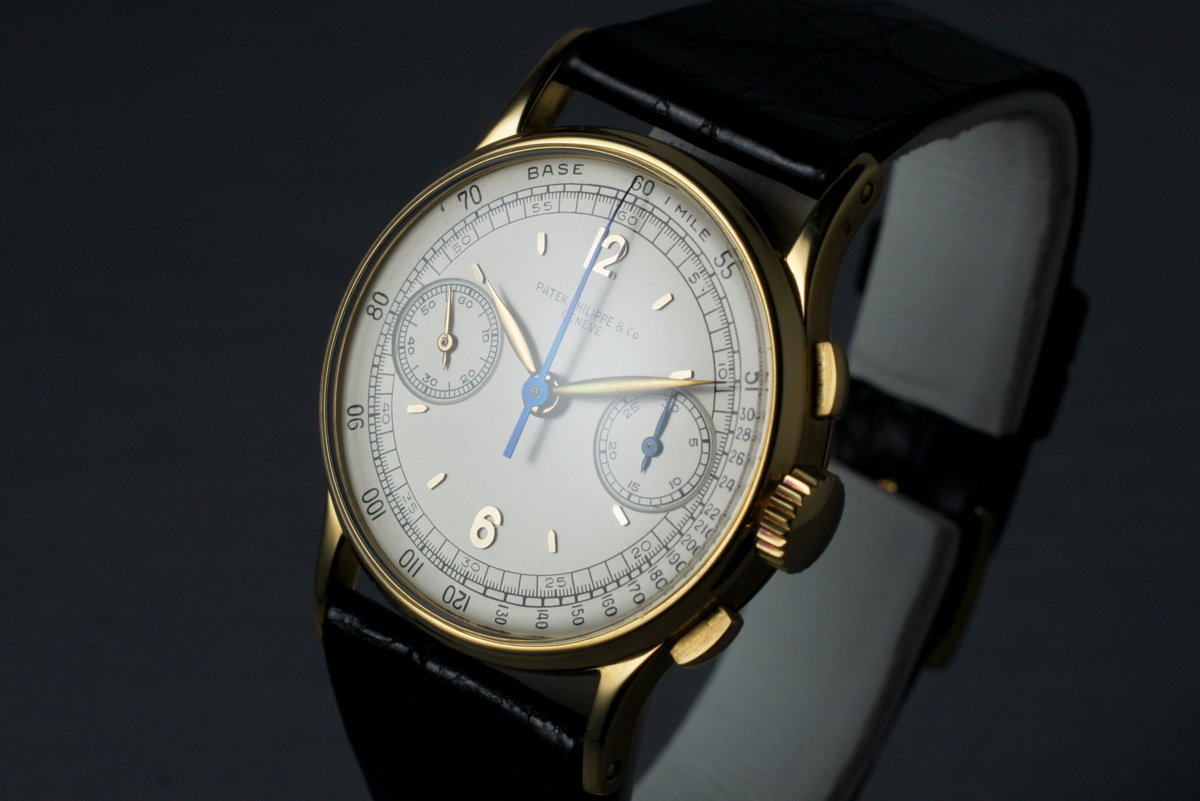 HQ Milton - 1950's 18K YG Patek Philippe 130 Chronograph