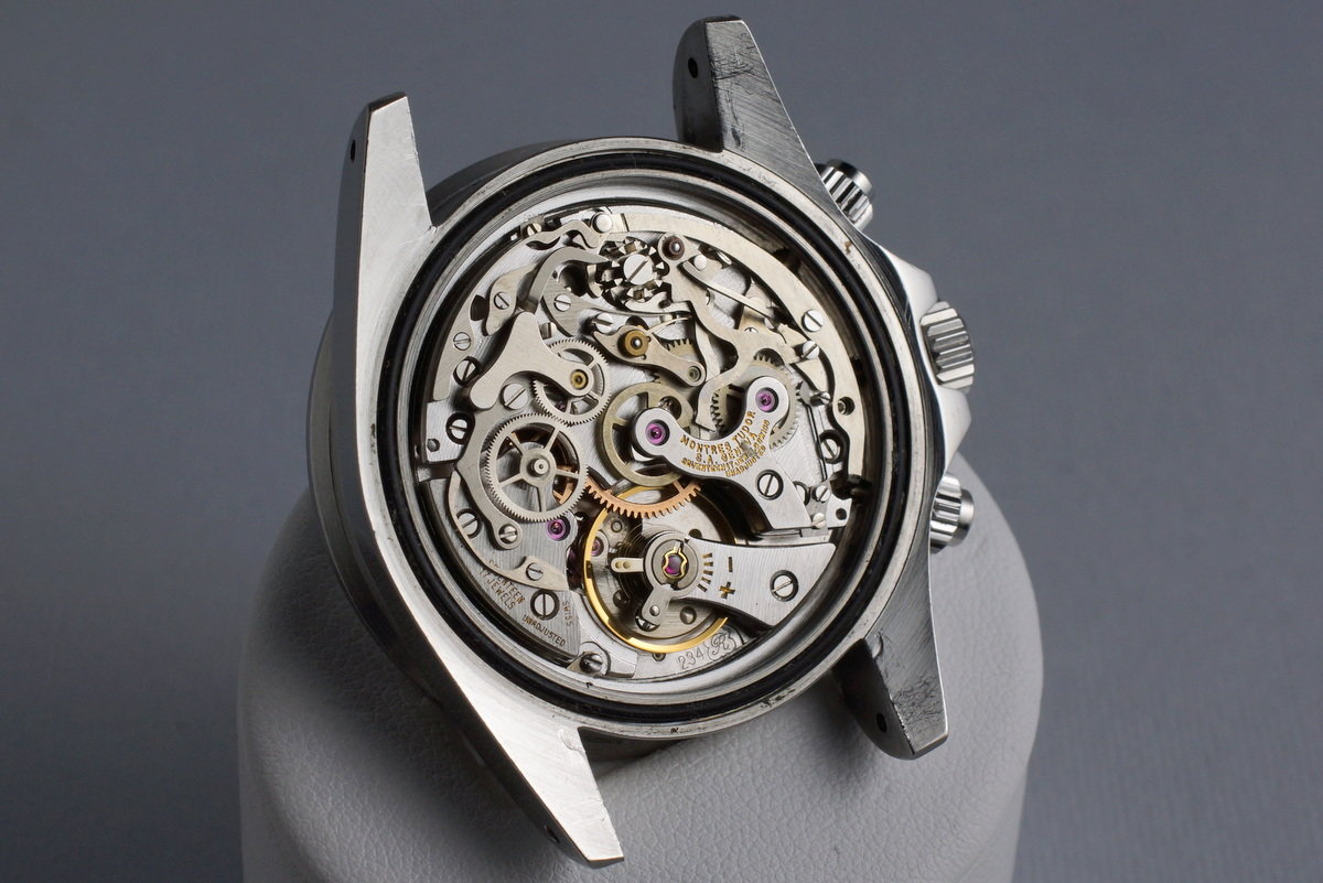 Tudor 7159/0 — Black and Grey Dial. · Photo: HQ Milton · © HQ Milton, used with permission · Source: https://hqmilton.com/products/1975-tudor-monte-carlo-7159-0-gray-dial