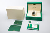 2019 Rolex 18k Rose Gold/St DateJust 126231 Black Diamond Dial with Box, Card, Booklets, & Hangtags