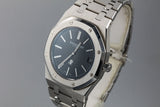 2015 Audemars Piguet Royal Oak Jumbo Extra Thin 15202ST.OO.1240ST.01 Blue Dial with Box and Papers