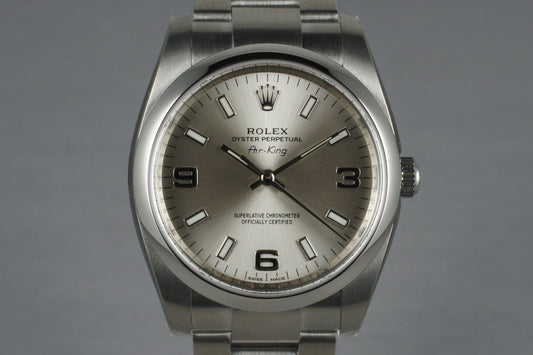 2014 Rolex Air-king 114200 with Box and Papers