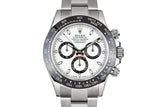 2016 Rolex Ceramic Daytona 116500LN White Dial with Box and Papers