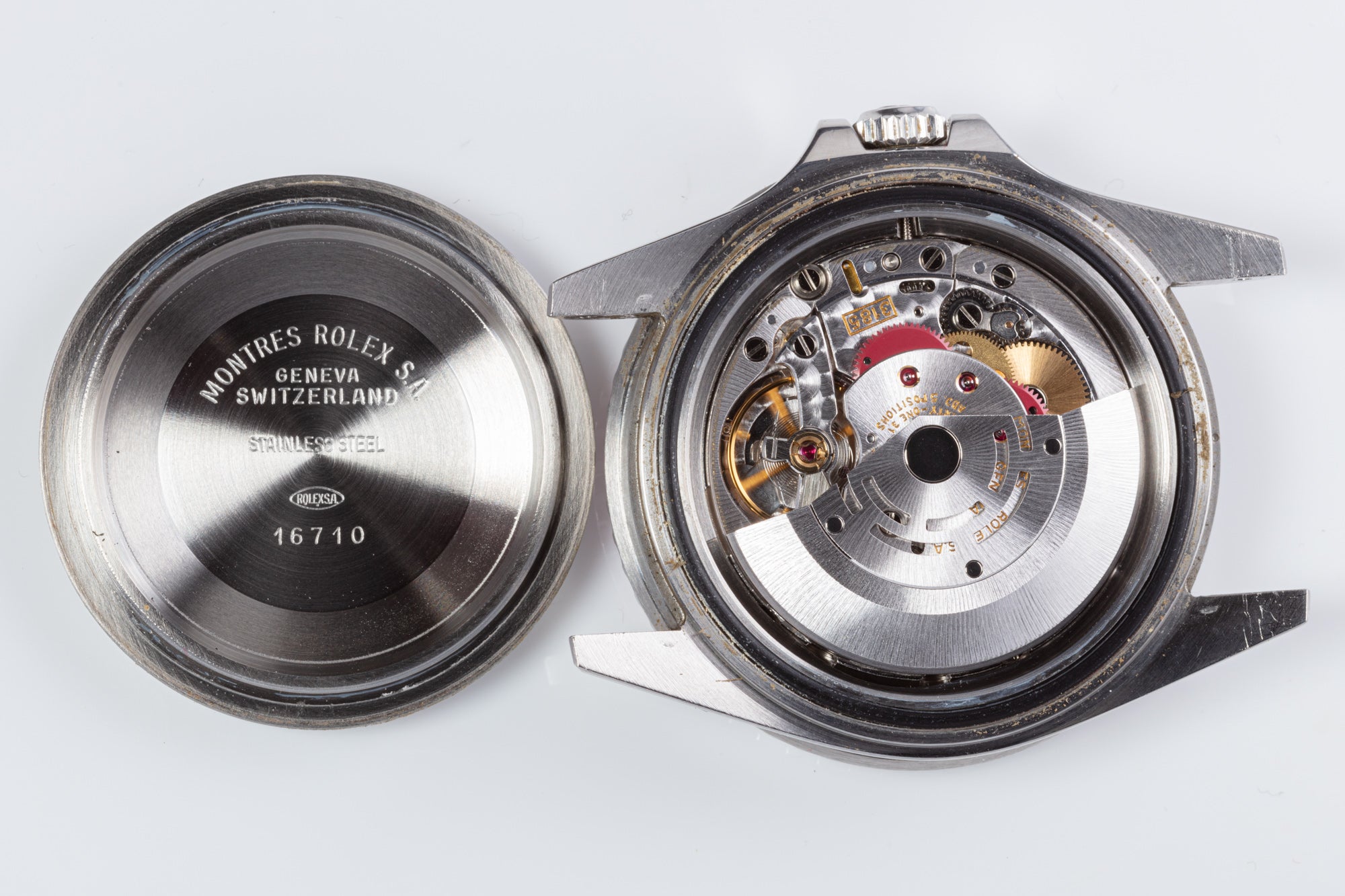 HQ Milton 1995 Rolex GMT Master II 16710 Coke Bezel with Caseback Sticker Inventory A4784 For Sale