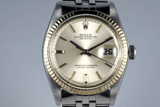 1972 Rolex Datejust 1601 Silver Sigma Dial