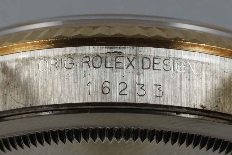 1990 Rolex Two Tone DateJust 16233