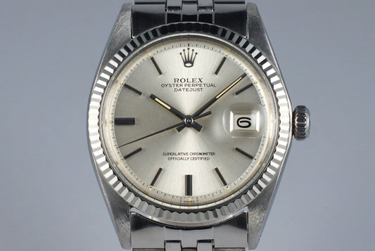 1971 Rolex Datejust 1601 Silver Dial