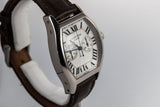 Cartier Tortue Chronograph 18K White Gold Manual W1546551 with Box and Papers
