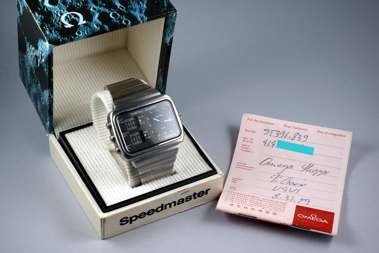 1976 Omega Seamaster Chrono-Quartz 396.0839 with Box and Papers