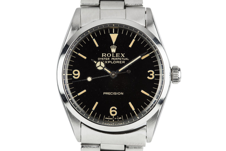 1967 Rolex Mid Size Oyster Explorer 5500 with Gilt 3, 6, 9 Dial