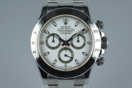 2006 Rolex Daytona 116520 White Dial