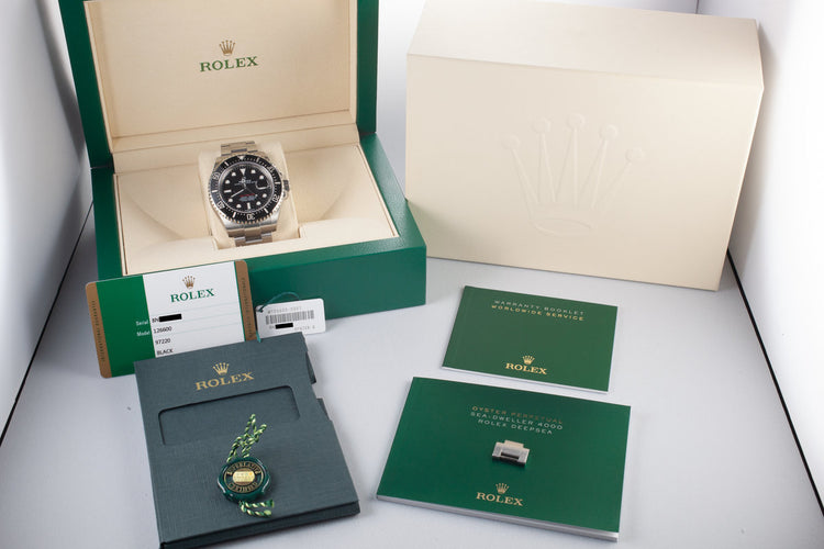 2017 Rolex Red Sea-Dweller 126600 with Box and Papers