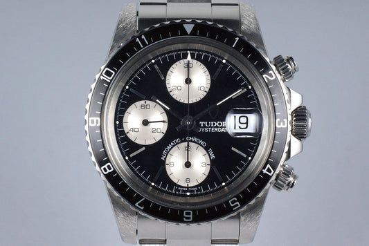 1995 Tudor Chronograph Big Block 79170 Black Dial with Box and Papers