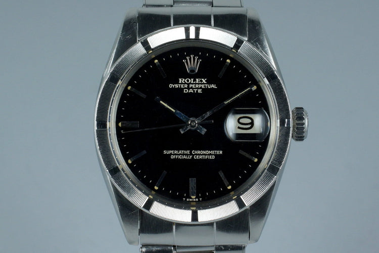 1966 Rolex Date Ref: 1501 with Glossy Gilt Dial