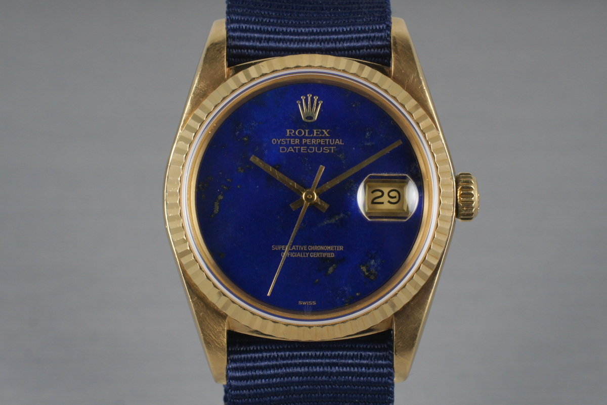 ルグランブルー　ラインストーンスカルタンクトップ 1983 Rolex Datejust Reference 16014 With Linen Dial - HODINKEE Shop
