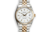 1971 Rolex Two-Tone DateJust 1601 with White Service Dial