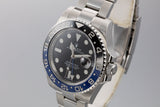 2013 Rolex GMT-Master II 116710BLNR "Batman" with Box and Papers