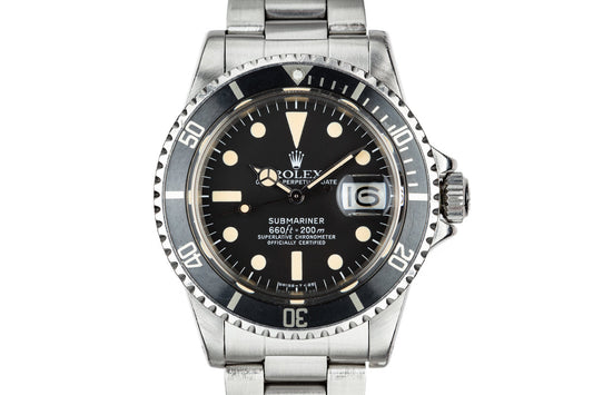 1978 Rolex Submariner 1680 with Box and Papers