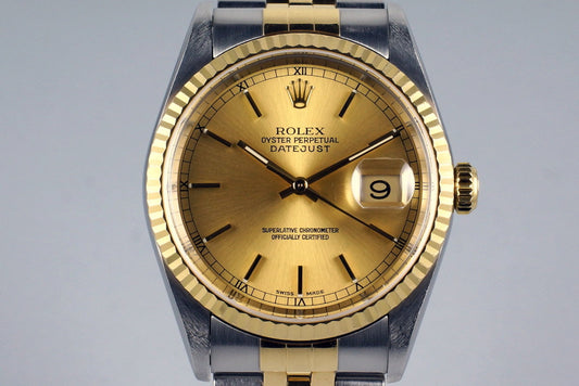 2002 Rolex Two Tone DateJust 16233