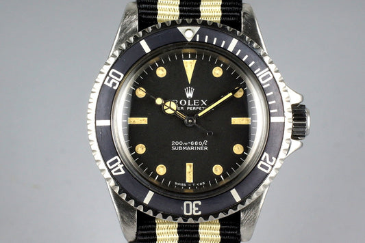 1967 Rolex Submariner 5513 Meters First