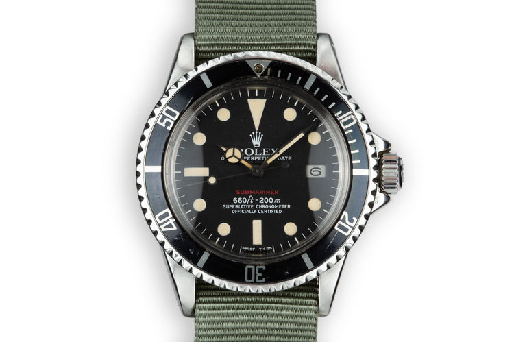 1972 Rolex Submariner 1680 with MK VI Red Dial