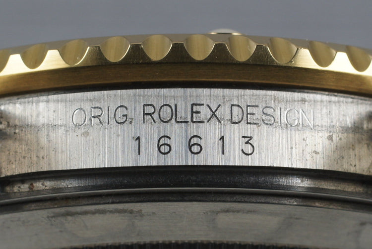 2000 Rolex Two Tone Submariner 16613