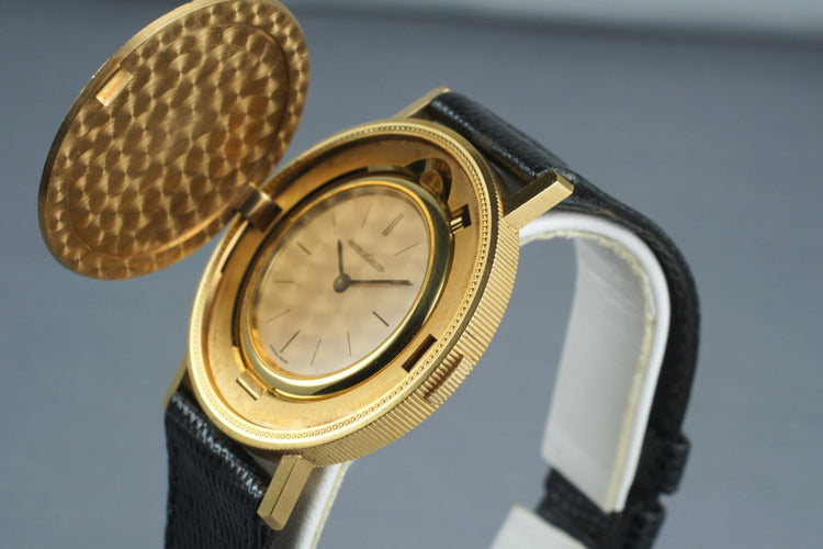 1980’s Jaeger LeCoultre 18K 20 Dollar Gold Coin Watch with Box