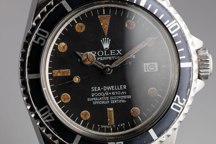 1978 Rolex Sea-Dweller 1665 Rail Dial