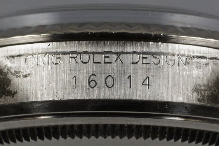 1984 Rolex DateJust 16014 with Silver Tapestry Dial