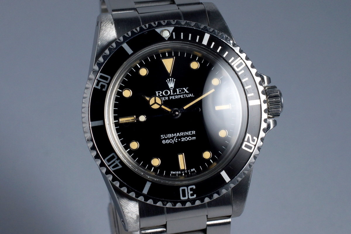 HQ Milton 1984 Rolex Submariner 5513 Inventory 6658 For Sale