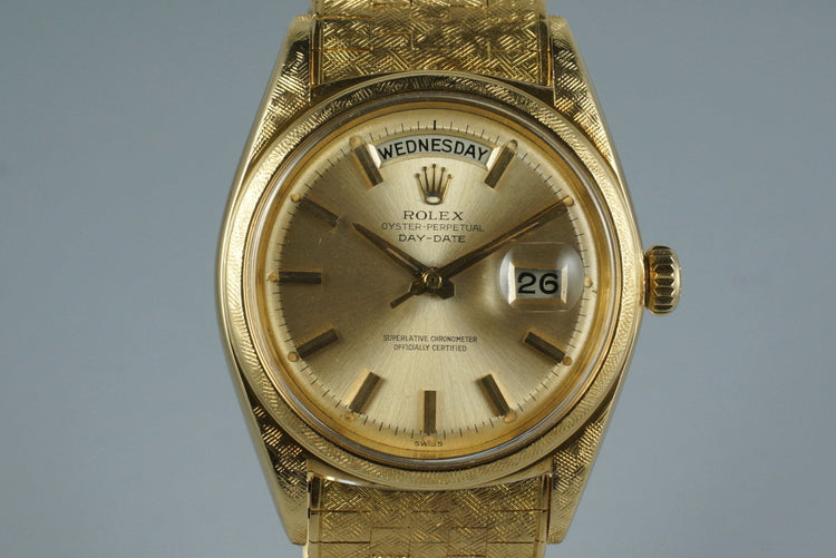 1963 Rolex YG Day-Date 1806 with Morellis Finish
