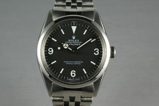 Rolex Explorer 1 Ref 1016 Box, Papers, Booklet, Hang Tag