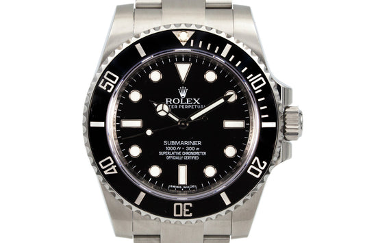 2016 Rolex Submariner 114060