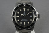 1981 Rolex Sea Dweller 1665 Box and Papers
