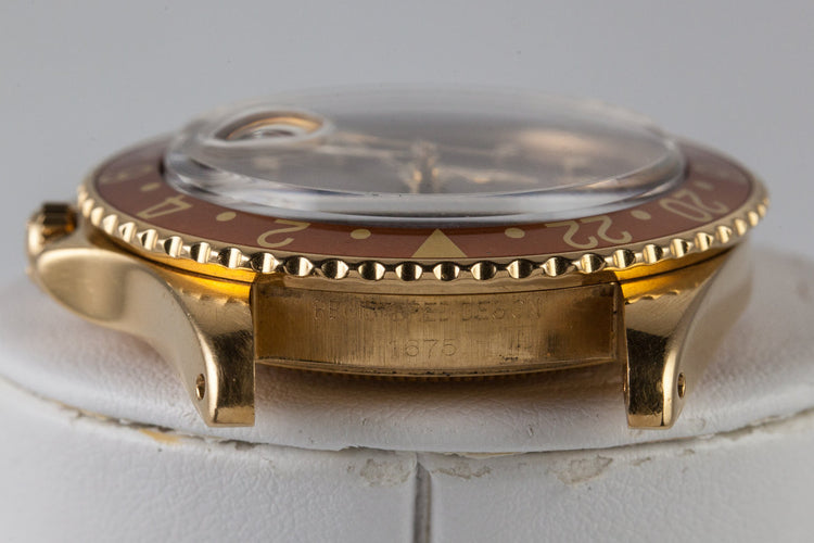 1971 Rolex 18K YG GMT 1675 with Rootbeer Dial