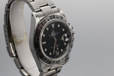 2001 Rolex Explorer II 16570 with Black Dial