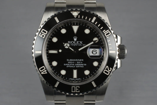 2012 Rolex Submariner 116610 with Box and Papers