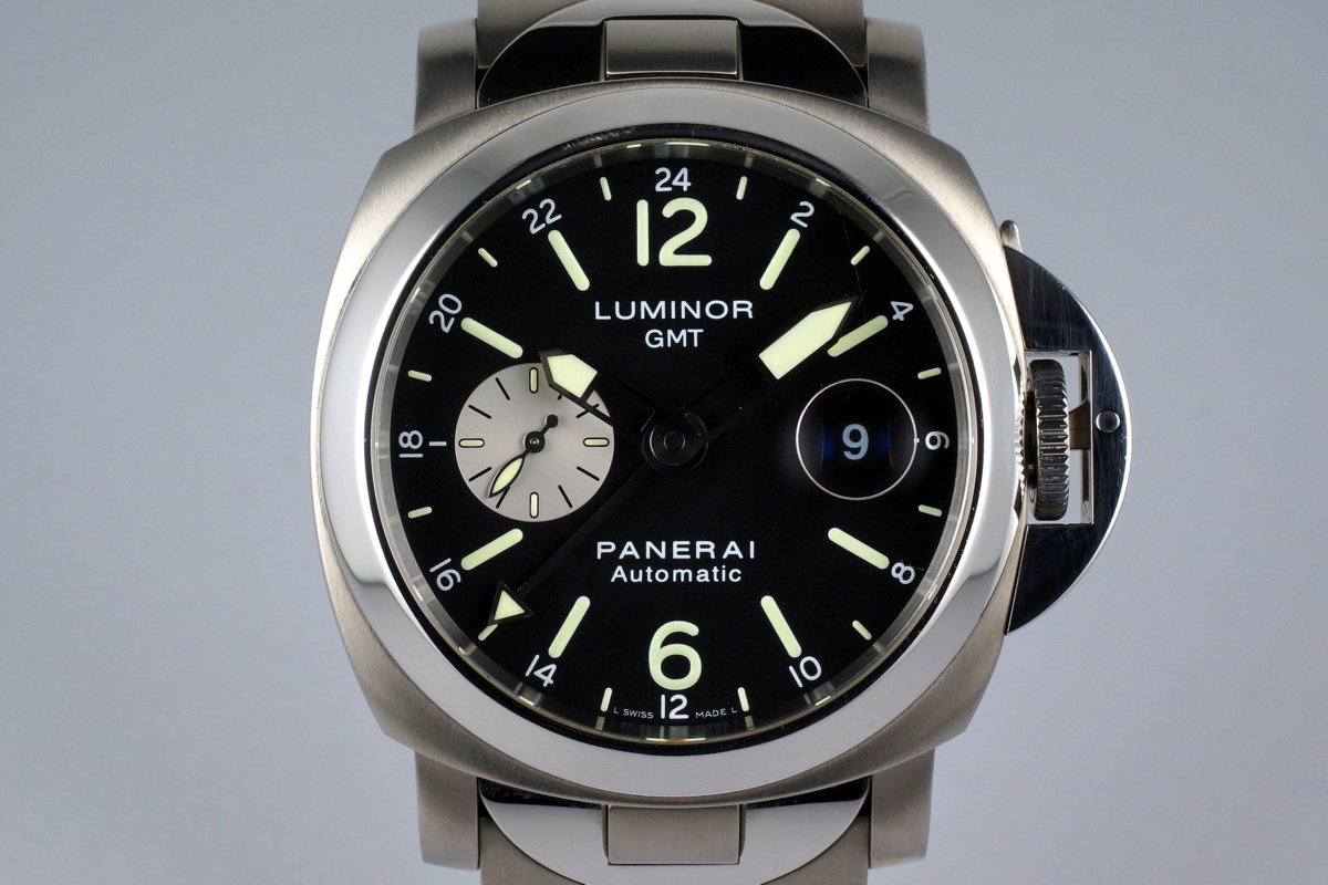 HQ Milton 2006 Panerai PAM 161 GMT with Box and Papers