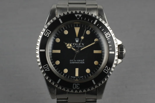 1967 Rolex Submariner 5513 Meters First