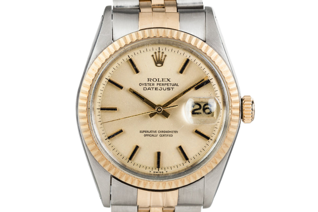 1968 Rolex Datejust 1601 No Lume Dial