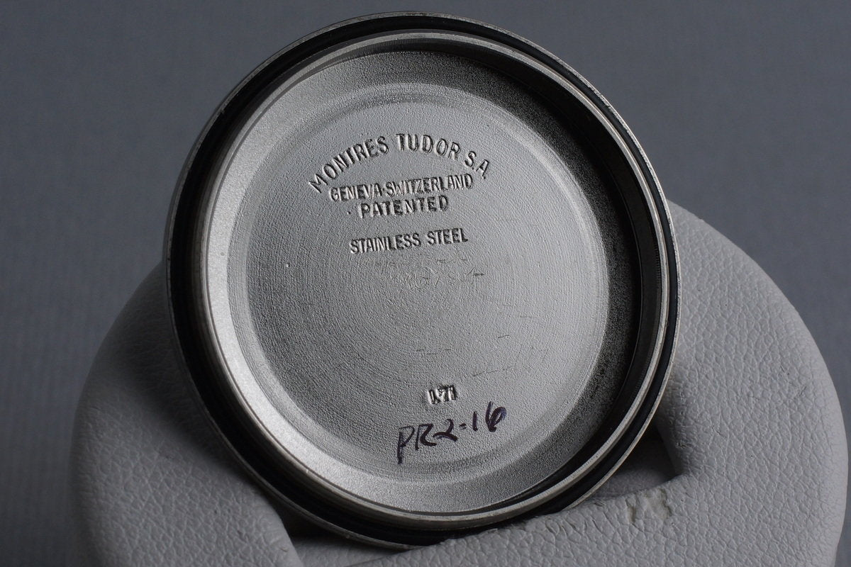 Tudor 7032/0 — Grey Home Plate Dial. · Photo: HQ Milton · © HQ Milton, used with permission · Source: https://hqmilton.com/products/1971-tudor-monte-carlo-7032-0-home-plate-dial-1