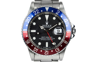 1981 Rolex GMT-Master 16750 Matte Dial with Pepsi Bezel Insert